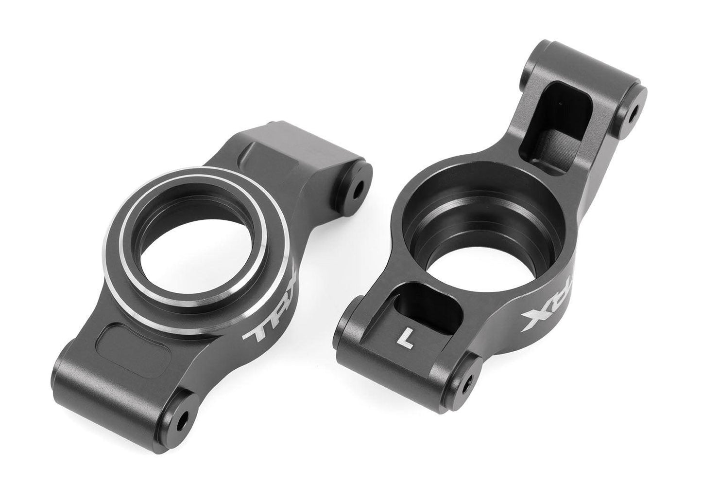 Traxxas 7852-GRAY Aluminum Rear Stub Axle Carriers X-maxx XRT