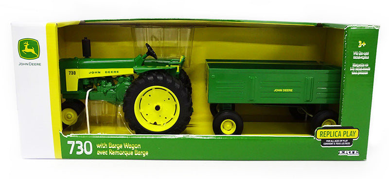 Ertl 45686 1/16 John Deere 730 Tractor with Barge Wagon