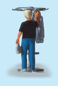 Preiser 28142 HO Scale People At Home Man Hanging Up His Jacket
