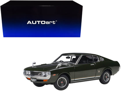 1973 Toyota Celica Liftback 2000GT (RA25) RHD (Right Hand Drive) Moss Green 1/18 Model Car by Autoart  free shipping USA