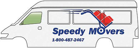 Walthers SceneMaster 949-12206 HO Scale Service Van - Assembled -- Speedy Movers