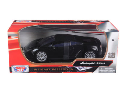 Lamborghini LP 560-4 Black 1/18 Diecast Car Model by Motormax  free shipping USA
