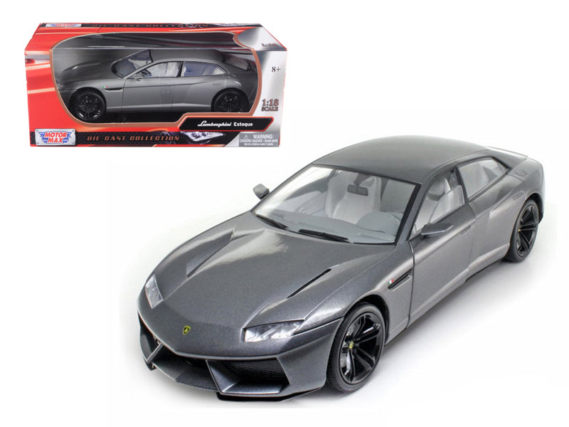 Lamborghini Estoque Gray 1/18 Diecast Model Car by Motormax  free shipping USA