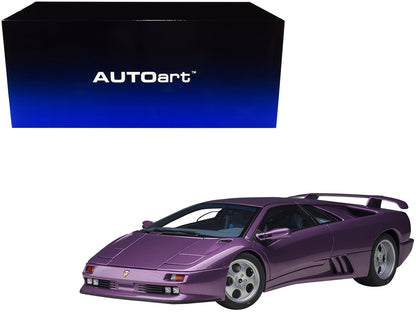 Lamborghini Diablo SE30 Viola Purple Metallic 1/18 Model Car by Autoart  free shipping USA