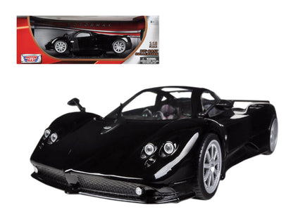 Pagani Zonda F Black 1/18 Diecast Car Model by Motormax  free shipping USA