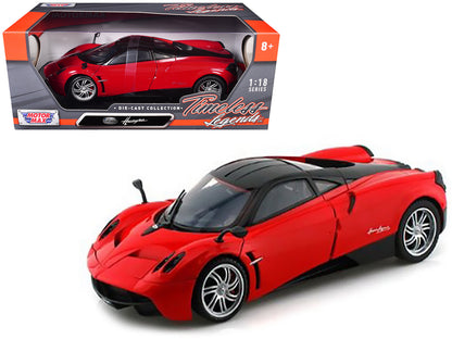 Pagani Huayra Red 1/18 Diecast Car Model by Motormax  free shipping USA