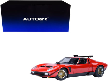 Lamborghini Miura SVR Jota Red 1/18 Model Car by Autoart  free shipping USA