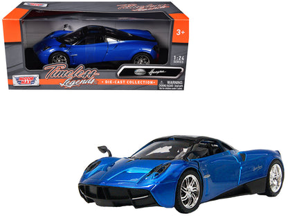 Pagani Huayra Blue 1/24 Diecast Model Car by Motormax  free shipping USA