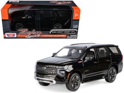 2025 Chevrolet Tahoe Z71 Black "Timeless Legends" Series 1/24 Diecast Model Car by Motormax  free shipping USA