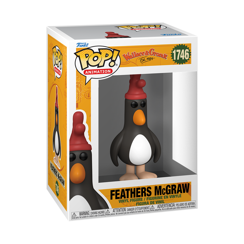 (PRE-ORDER) POP! Movies: Wallace & Gromit - Feathers McGraw