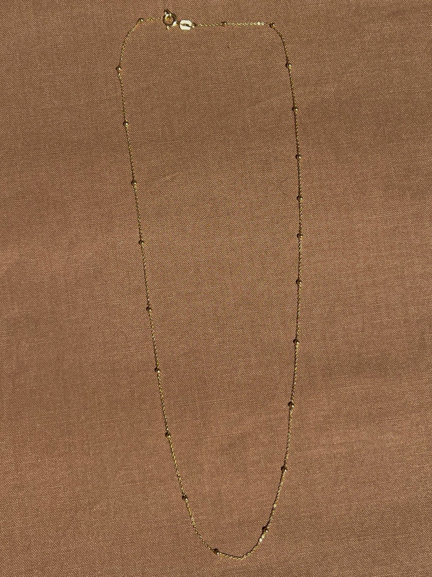 14k Yellow Gold Satellite Necklace by Toasted Jewelry