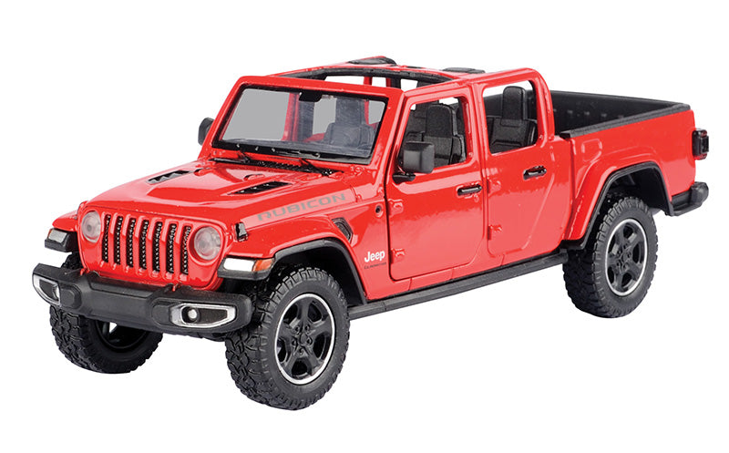 Motormax 79370R 1/27 2021 Jeep Gladiator Rubicon Open Top, Red