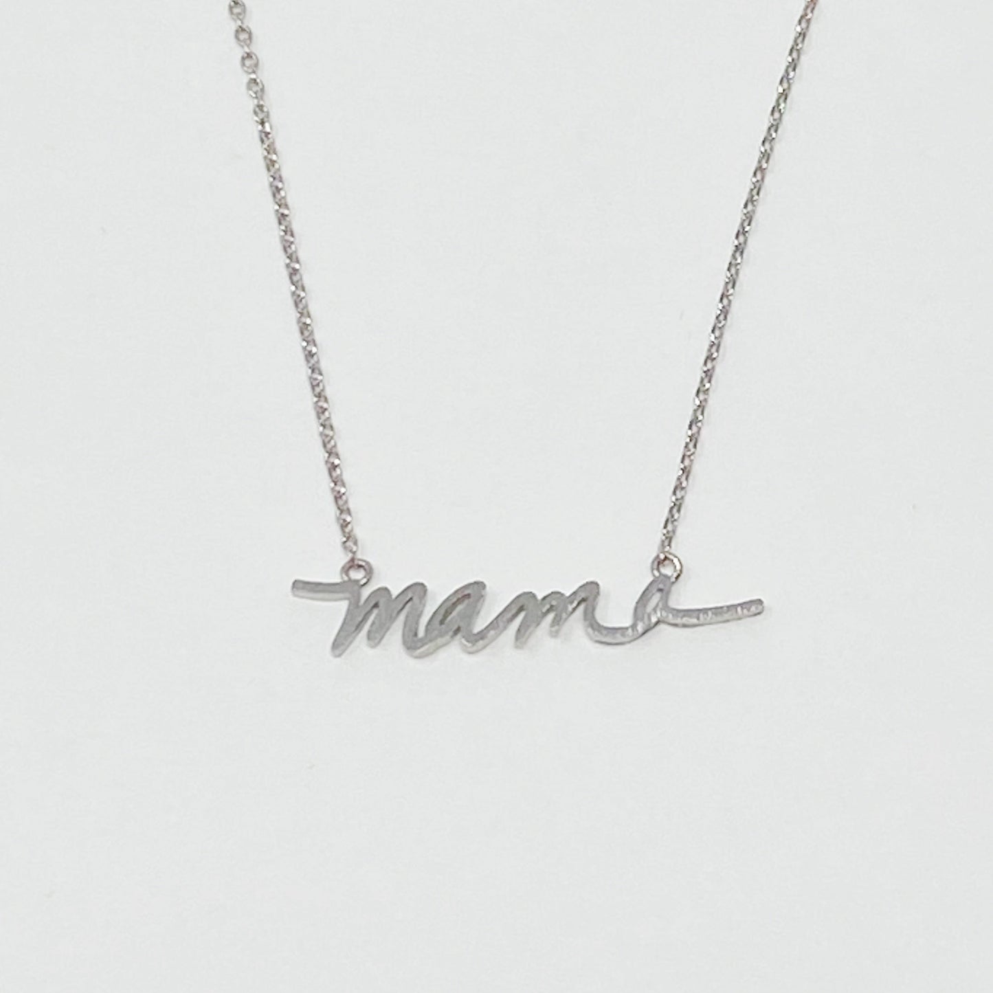 Mama Script Necklace by Ellisonyoung.com