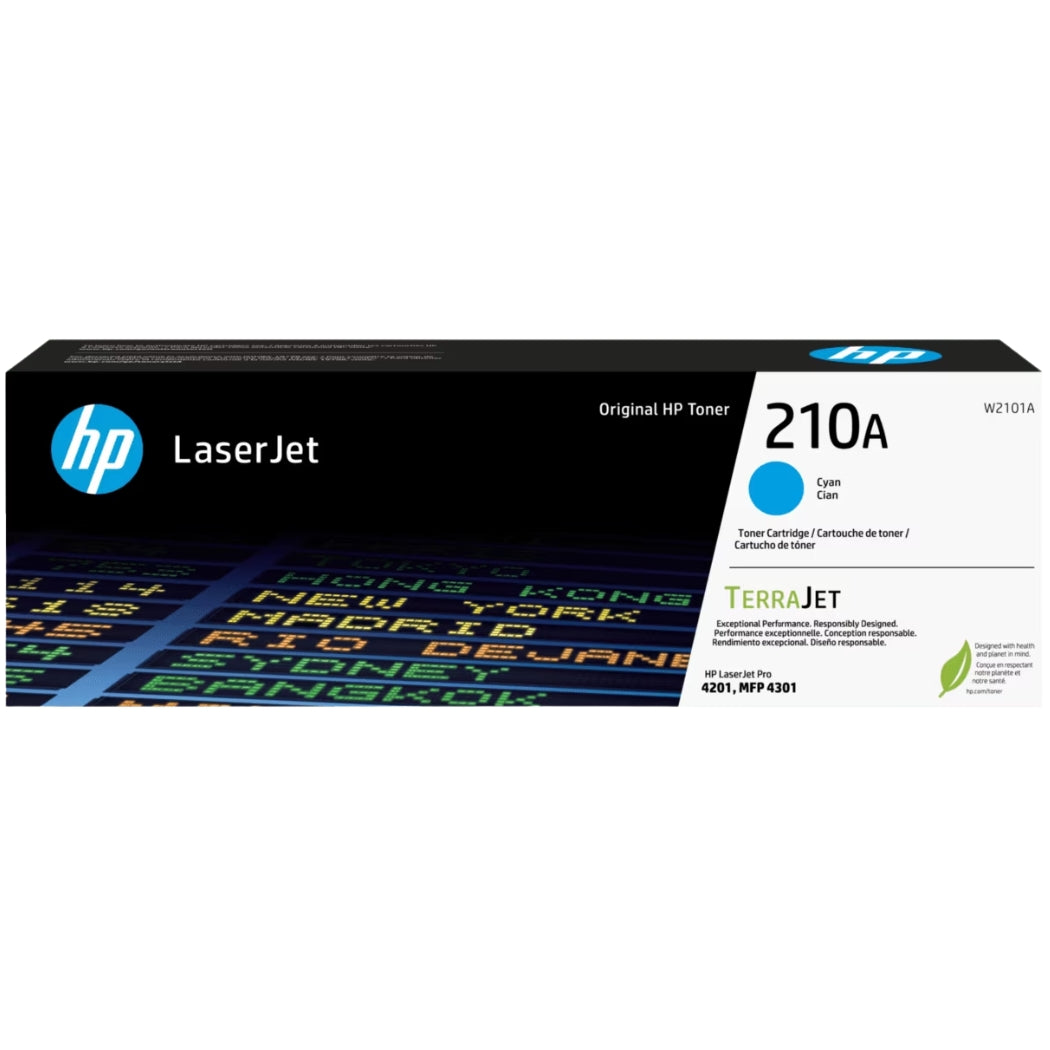 New, Pre-Owned - HP 210A Standard Yield Cyan Toner Cartridge, W2101A