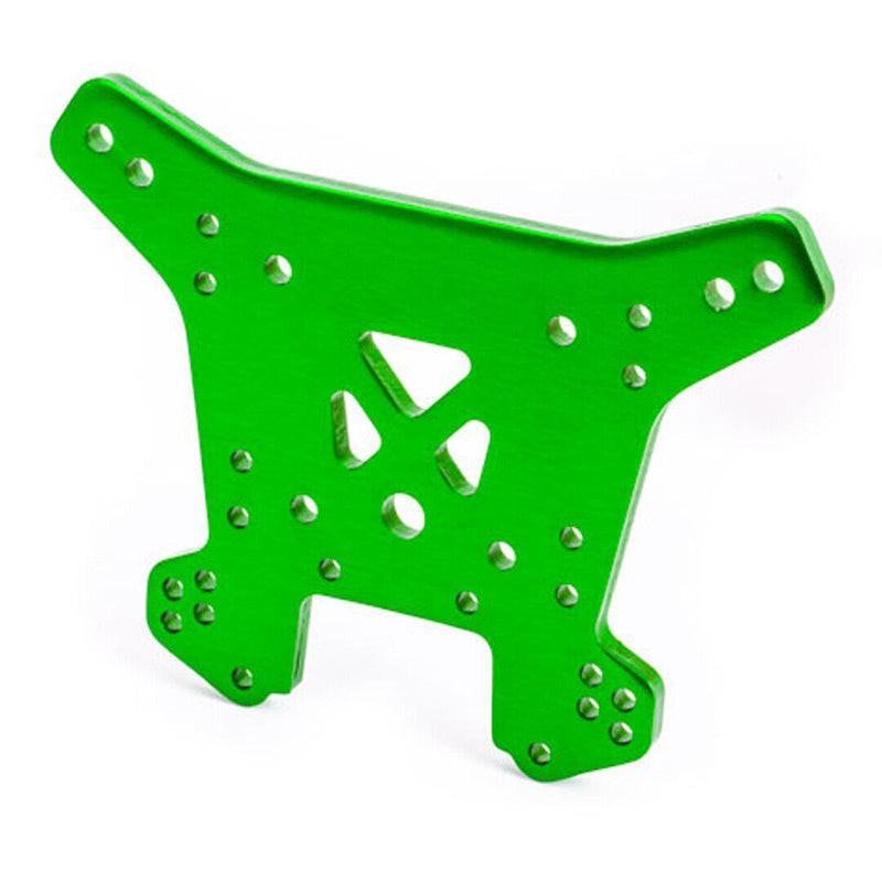 Traxxas 9538G Aluminum Rear Shock Tower Green : Sledge