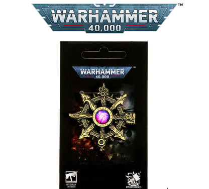 Starforged: Eye of Terror Chaos Demon Space Marine Pin