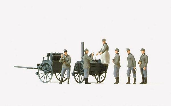 Preiser 16594 HO Scale Former German Army WWII - Unpainted Figures