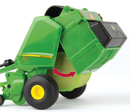 Ertl 47355 1/32 John Deere 7270R Tractor with 560R Round Baler