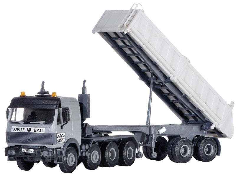 Kibri 13587 1/87 HO Mercedes-Benz Dump Truck Model Kit