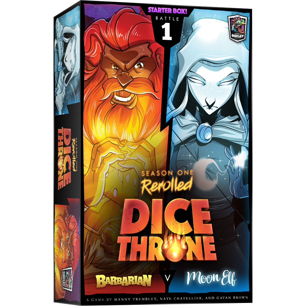Dice Throne Season 1 - Box 1 - Barbarian vs Moon Elf
