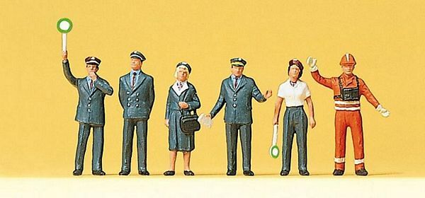 Preiser 10236 HO Scale Railroad Personnel 1989 Railroad Personnel