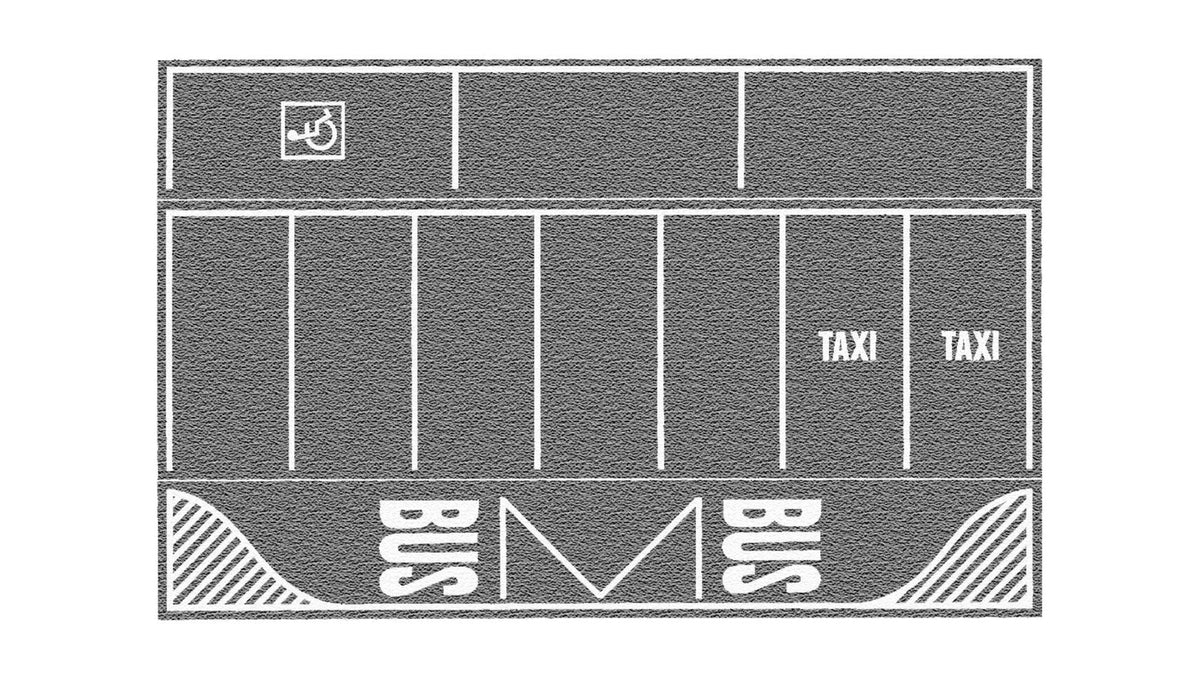 Noch 60720 HO Parking Lot / Car Park, Gray, Flexible Sheet