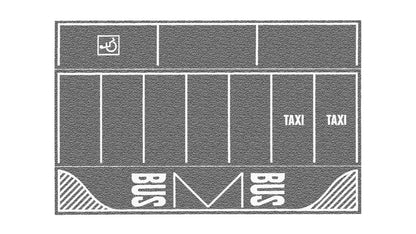 Noch 60720 HO Parking Lot / Car Park, Gray, Flexible Sheet
