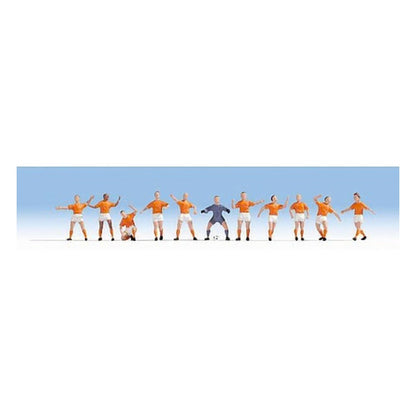 Noch 15977 HO Scale Netherlands Soccer Team -- pkg(11)