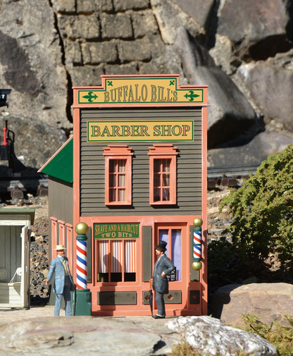 Piko 62726 G Scale River City Buffalo Bill's Barber Shop, Built-Up