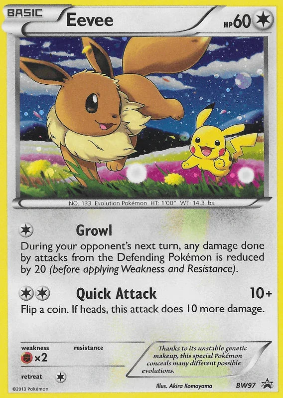 Eevee (BW97) [Black & White: Black Star Promos]