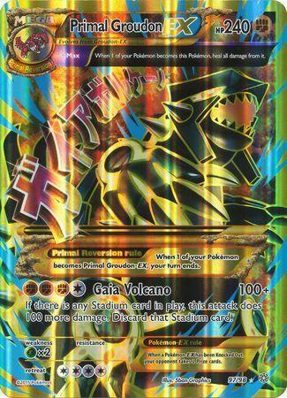 Primal Groudon EX (97/98) (Jumbo Card) [XY: Ancient Origins]