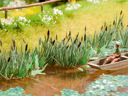 Noch 14102 All Scale Reeds, Laser-Cut Minis Plants, 16-Pack
