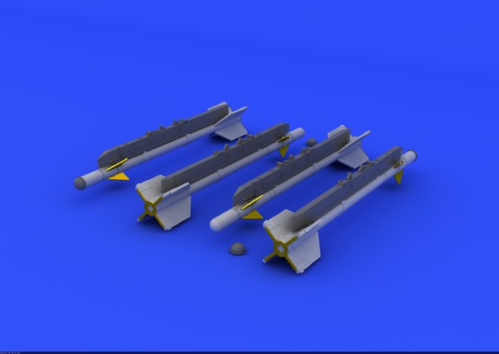 Eduard 672185 1/72 Aircraft- MiG21 R3S Missiles for EDU (Photo-Etch & Resin)