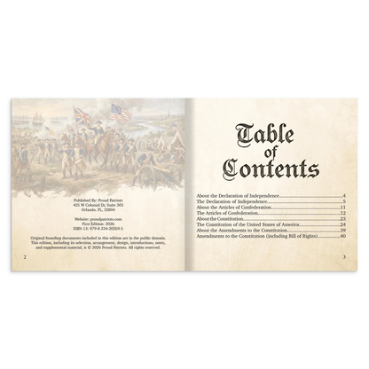 The Constitution and Founding Documents: America's 250th Anniversary Book