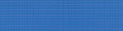 Preiser 19619 HO Scale Small Square Tile Wall Blue 3-3/4 x 3-3/4" 9.5