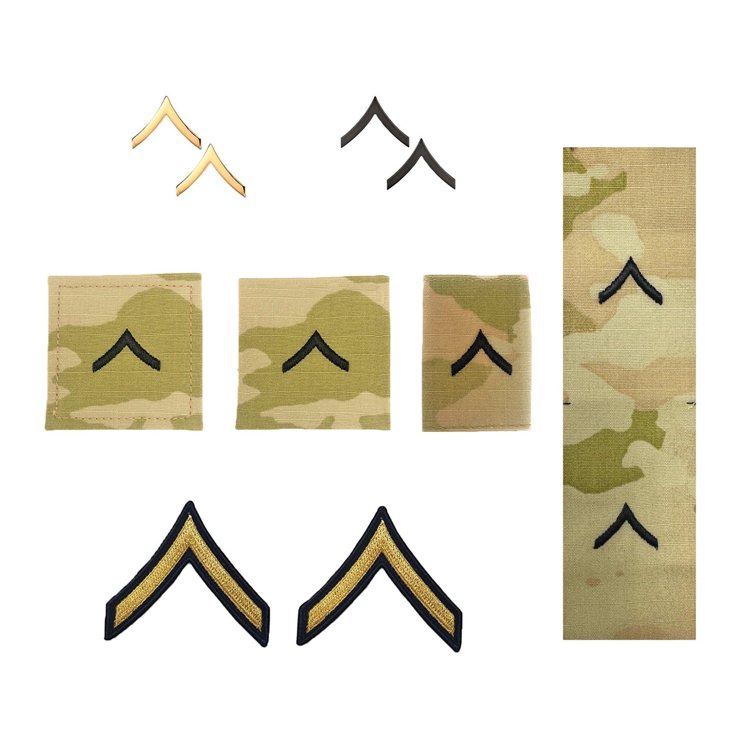 U.S. Army (E2) Private Rank Bundle (Female)