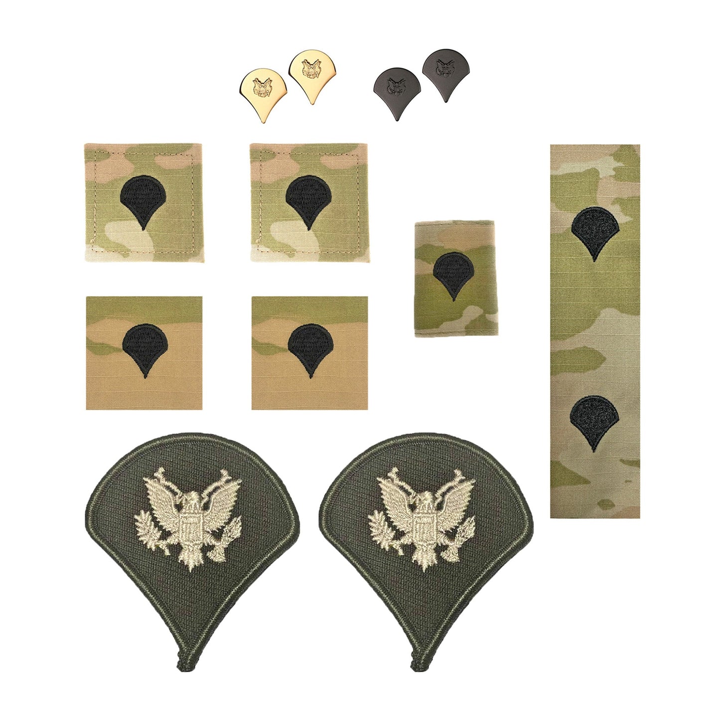 U.S. Army (E4) Specialist AGSU Rank Bundle (Male)