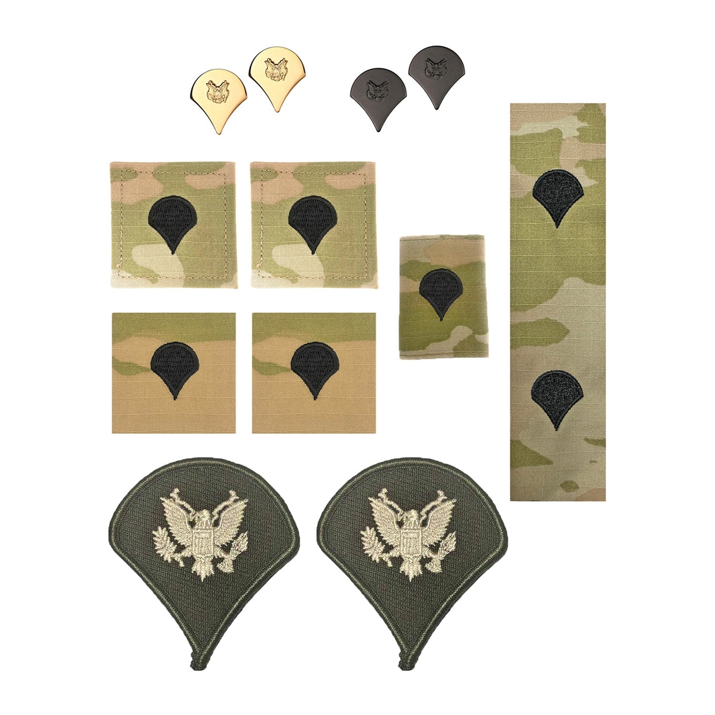 U.S. Army (E4) Specialist AGSU Rank Bundle (Female)