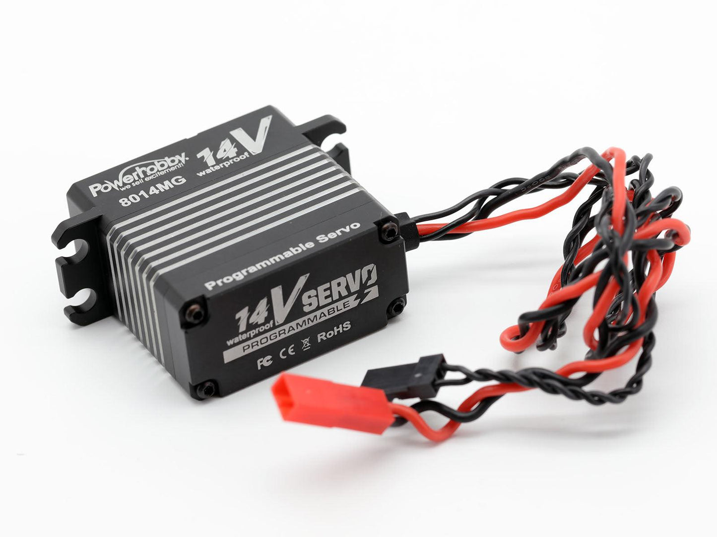 Powerhobby 8014MG 14v Programmable Waterproof HV Brushless 3s Lipo Servo