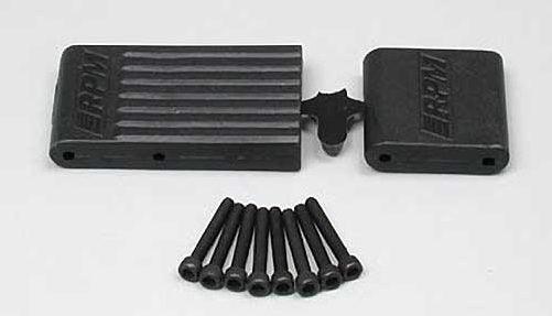 RPM 80152 Front & Rear Bulkhead Brace Black T Maxx E-Maxx