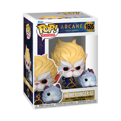 (PRE-ORDER) POP! TV: Arcane LoL S1- Heimerdinger w/Poro