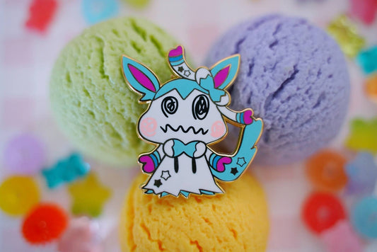 Pokemon: Mimikyu Shiny Sylveon Enamel Pin