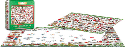 Puzzle: Holiday Cats Tin