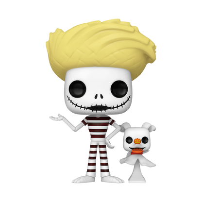 Pop! Disney: Jack Skellington with Zero at the Beach