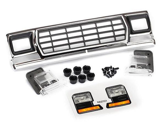 Traxxas 8070 Grill w/ Retainers / Headlight Housing Mount TRX-4 Ford Bronco