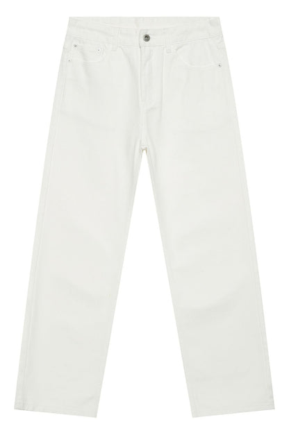 Men's Mid Rise Jeans with Pockets
