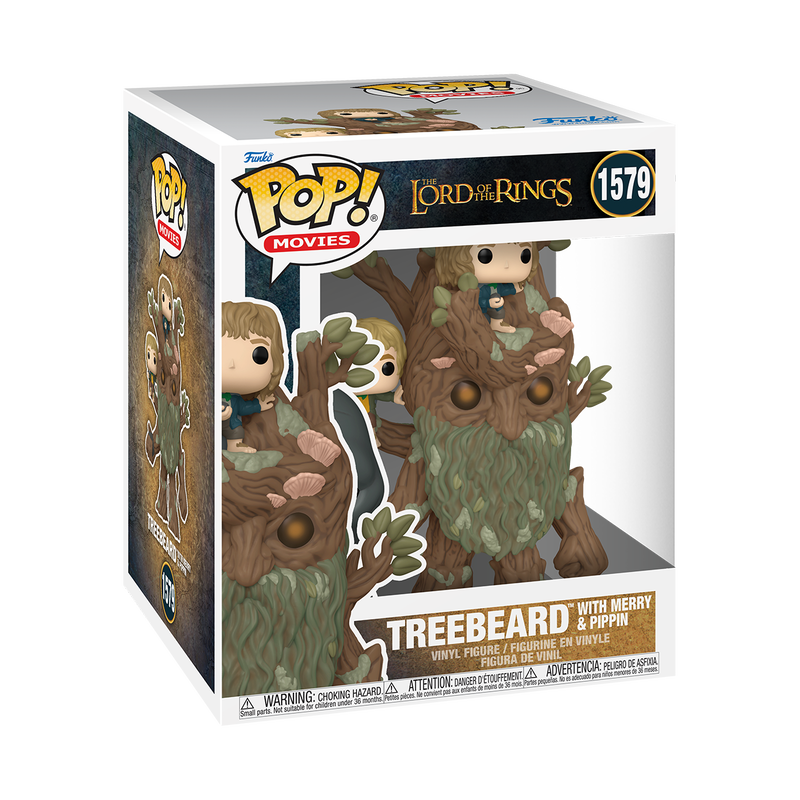 (PRE-ORDER) POP! Super: LOTR- Treebeard w/Mary & Pip