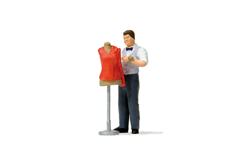 Preiser 28171 HO Scale Tailor with Dress Form Figure