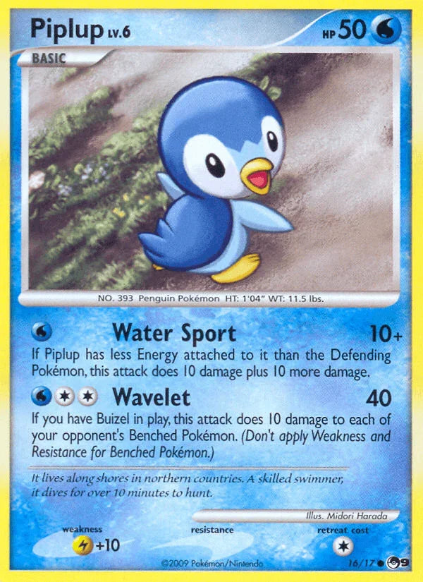 Piplup (16/17) [POP Series 9]