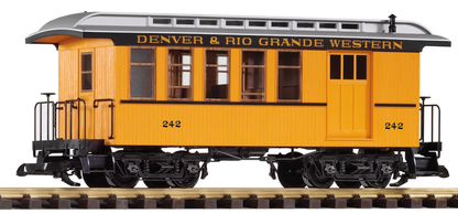 Piko 38601 G Scale D&RGW Wood Combine 242, Yellow